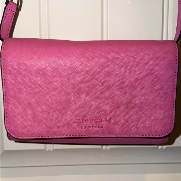 Kate Spade Vibrant Pink Crossbody Bag - Picture 3 of 5